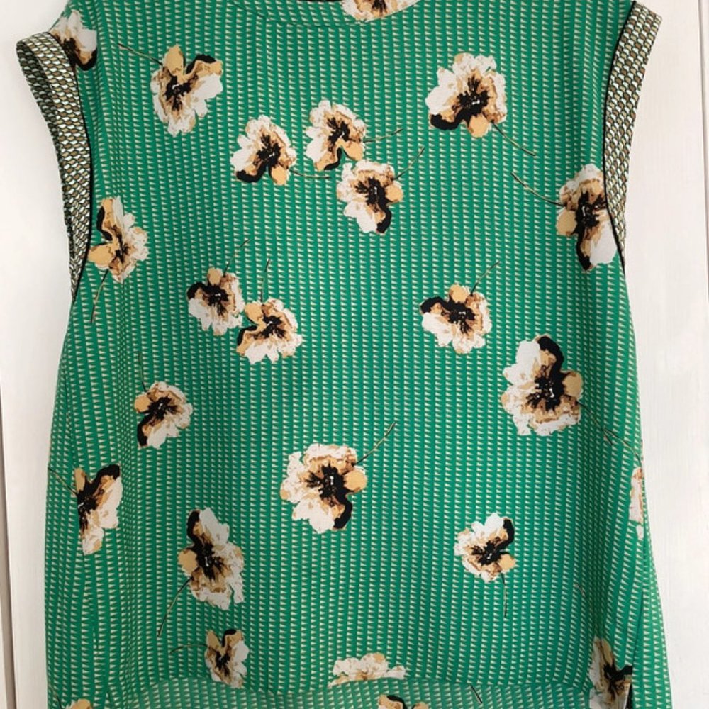 Next Size 20 Green floral